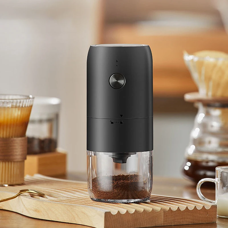 

Portable Electric Coffee Grinder Household Small Grinder Outdoor Ceramic Grinding Core Coffee Bean Automatic Grinder