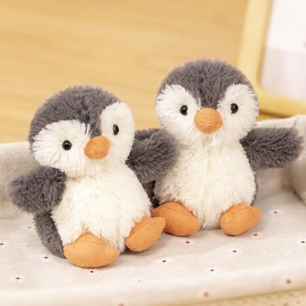 Kawaii Cartoon Pinguin Plüsch Schlüsselanhänger Ringe Schlüsselhalter Weiches Stofftier Spielzeug für Kinder Mädchen Schlüsselanhänger Plüsch Anhänger