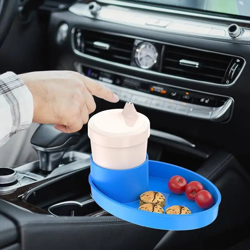 Snack Tray For Car Seat Kids Travel Tray Food Plate For Most Car Seats Storage Tray For Snacks Toys Cup Snack Tray
