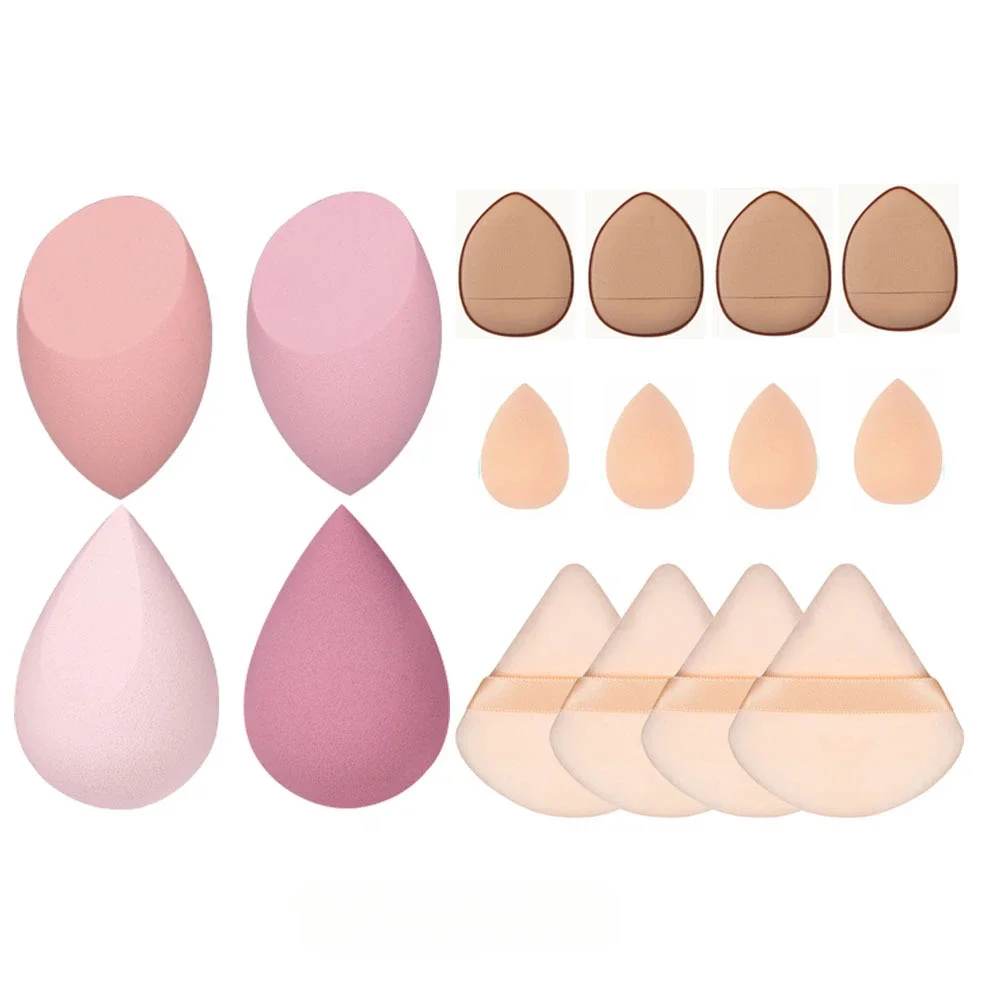 

12/16pcs Makeup Sponge Blender Beauty Egg Cosmetic Puff Foundation Sponges Powder Puffs Women Beauty Tools Make Up Accessories