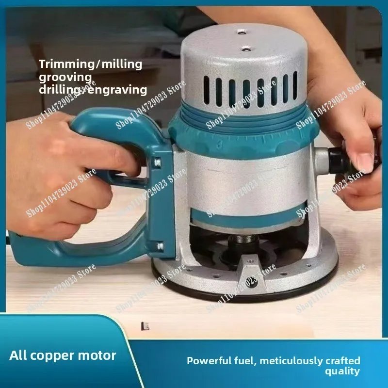 High-power woodworking edging machine flip-chip slotting machine tenoning tool