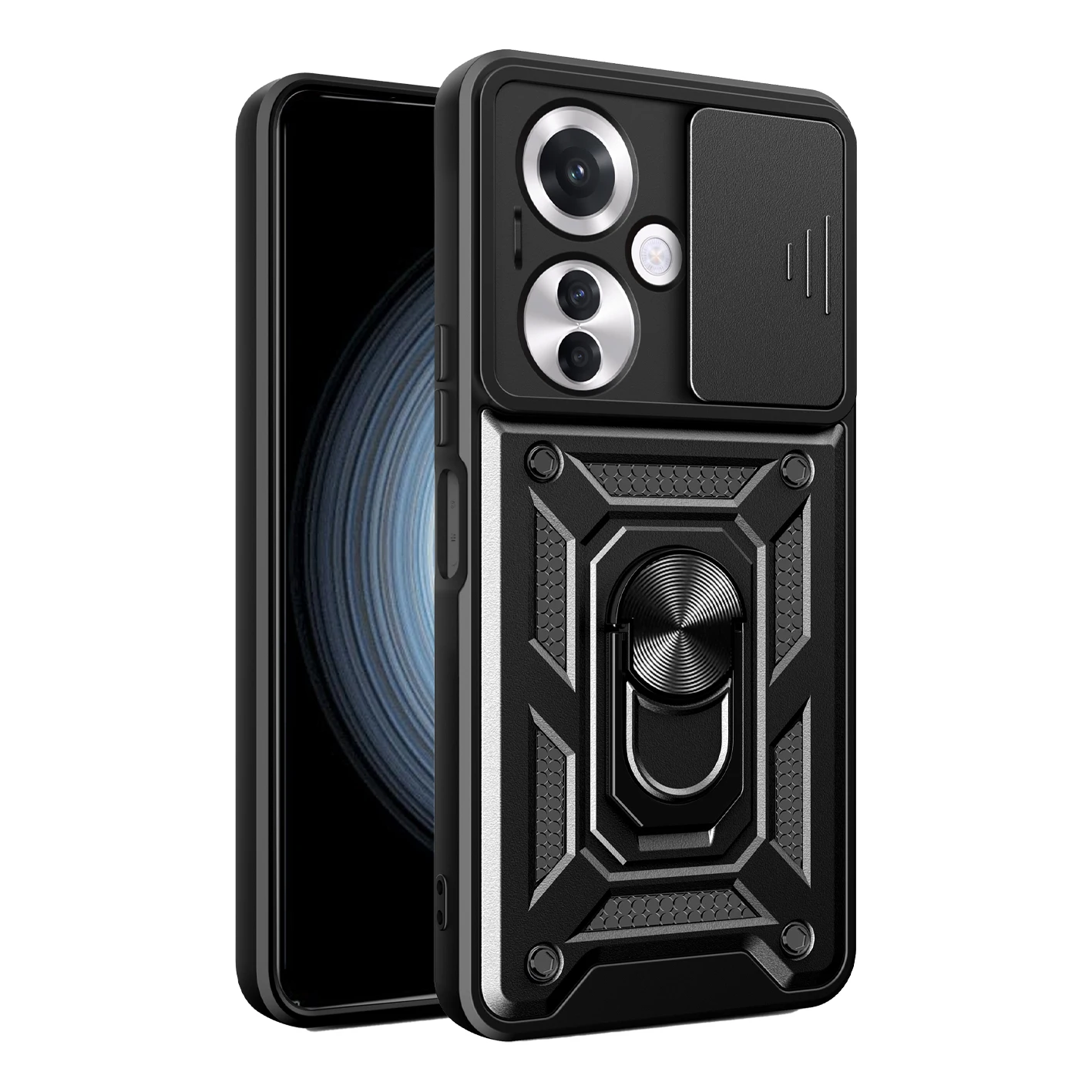 2025 جديد Cxd حافظة مغناطيسية مضادة للصدمات لهاتف OPPO Reno 11 11F 10 8 8T 7 6 5 4 Lite Pro Plus 5G 4G غطاء حماية للكاميرا الشريحة