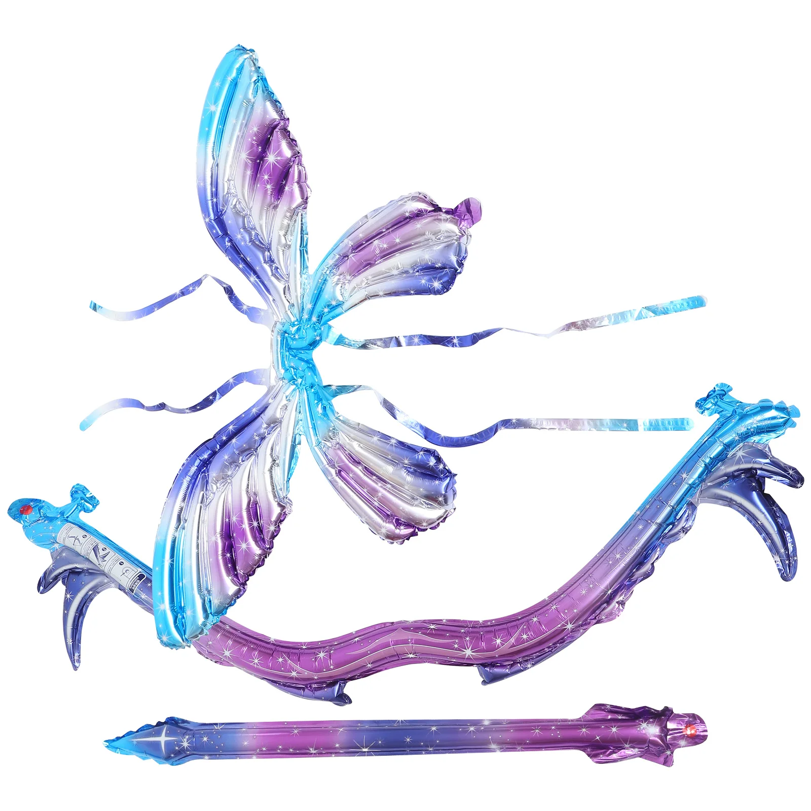 

Wings Bow Arrow Balloons Aluminum Foil Safe Bright Color Wing Decorations Butterfly Fairy Party Supplies Children