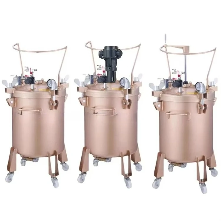 High Quality 100L Pneumatic Spray Paint Pressure Pot Agitator Industrial Air Compressor Pressure Tank with Motor Automatic Mixer