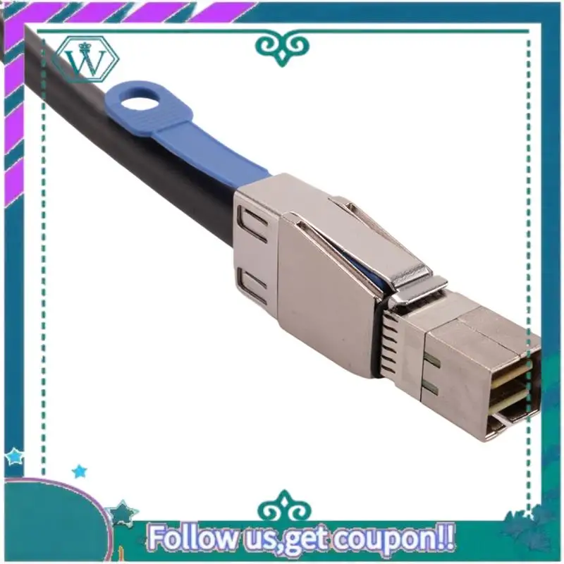 Модернизированный переходной кабель MINI SAS HD к MINI SAS 36PIN SFF-8644 к SFF-8087 Серверный кабель жесткого диска 12 Гбит/с 3,33TF/1M