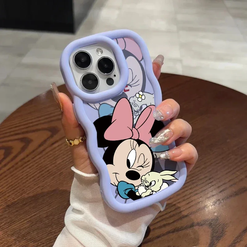 ديزني لطيف ميكي ميني حافظة لسامسونج غالاكسي A16 A15 A06 A05 A05S A35 A54 A52 A53 A34 A33 A73 A55 A36 5G A23 A24 4G غطاء #6