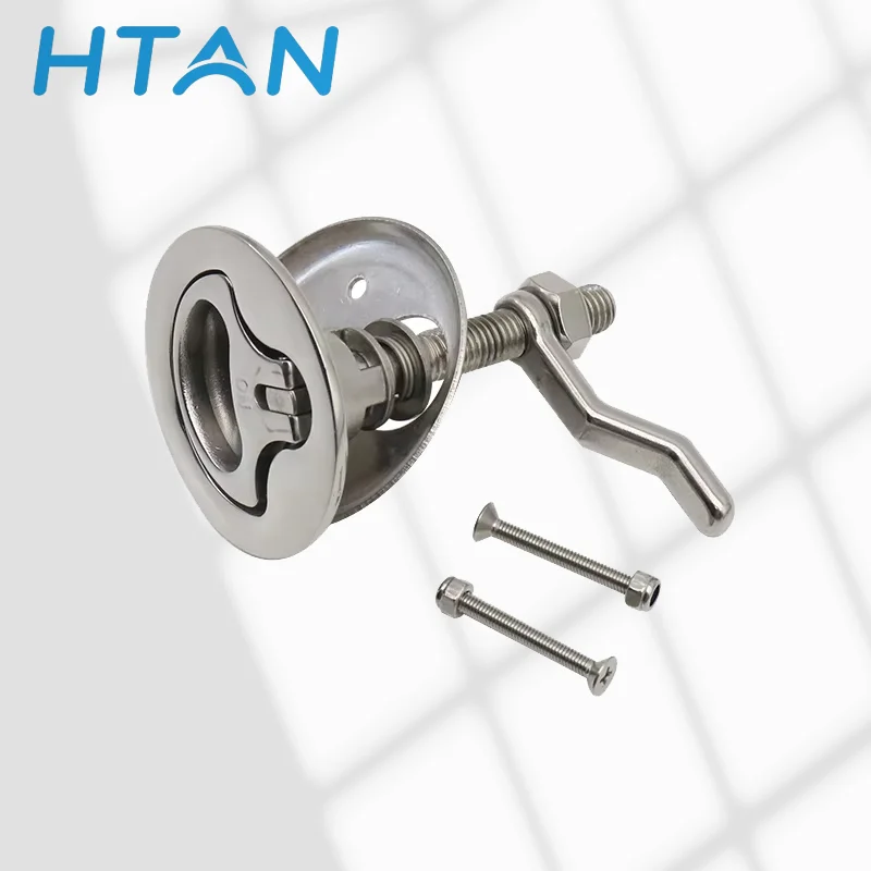 

Ship Equipment Bracelet 316 Stainless Steel Deck Box Cover Door Ground Lock Ship Hardware Handle Lock