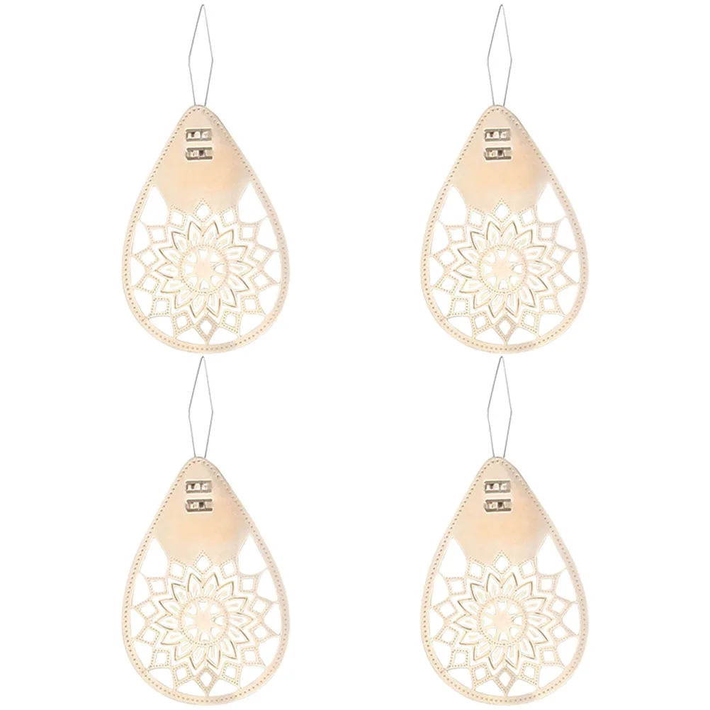 4 قطعة معدنية مجوفة عبر غرزة إبرة الخيوط أداة خيوط سهلة لآلة اليد الخياطة اكسسوارات إبرة عراف #6