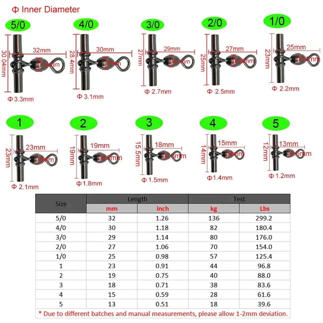 Free Sample 500 Pieces 3-Way Fishing Crossline Crane Rotating Stainless Steel Carp Salt Water Fishing Tackle