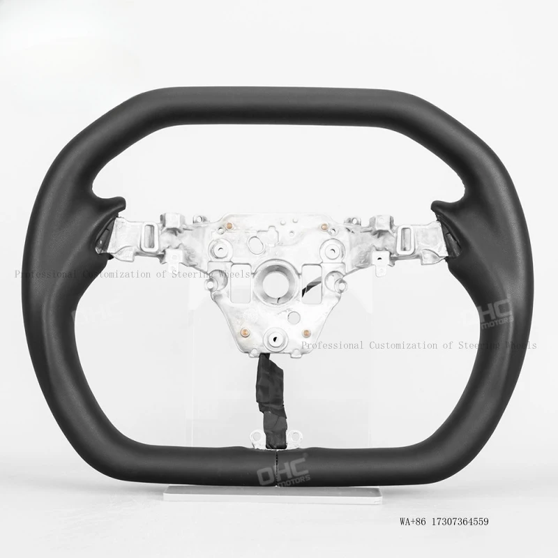 Suitable for 25-26 Tesla Model Y steering wheel upgrade to full leather heated cybertruck steering wheel modification