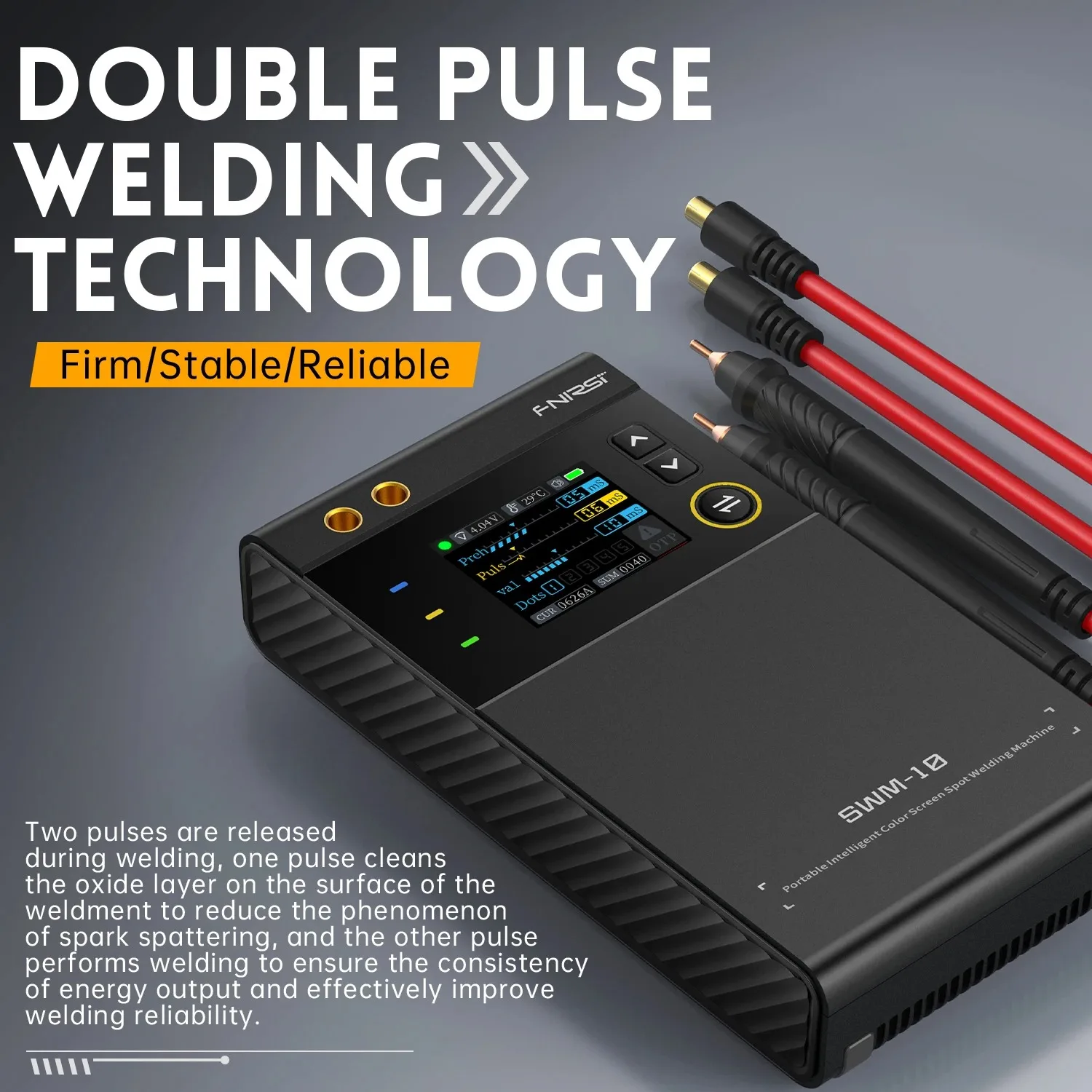 Fnirsi SWM-10 Draagbare Batterij Spot Lasser Swm10 Mini Lasmachine 18650 Batterij Pakket Lasgereedschap 5000Mah Lasbaar 0.25Mm