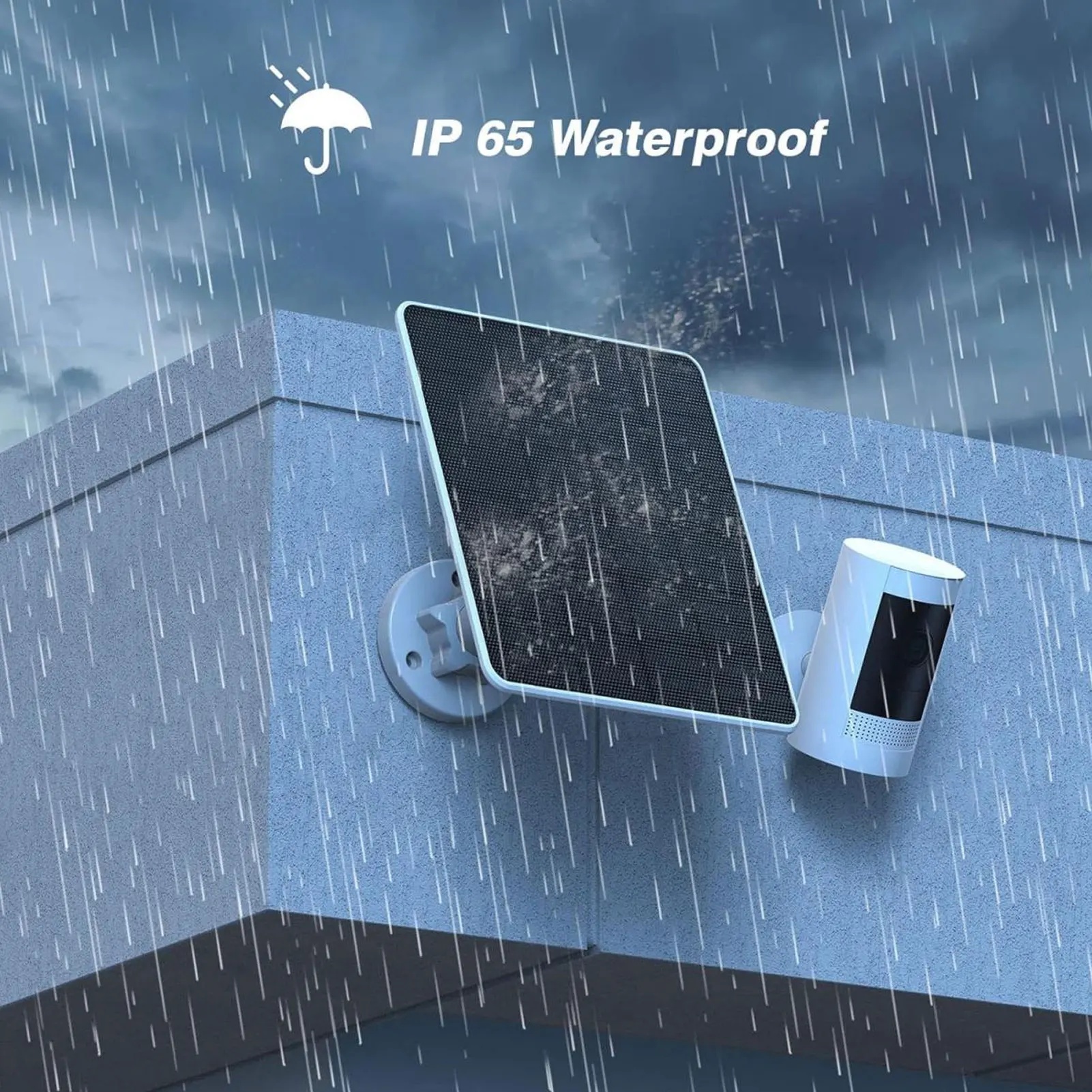 10W Solar Panel  IP65 Waterproof Easy Installation Monocrystalline Silicon Professional Solar Panel  for Outdoor