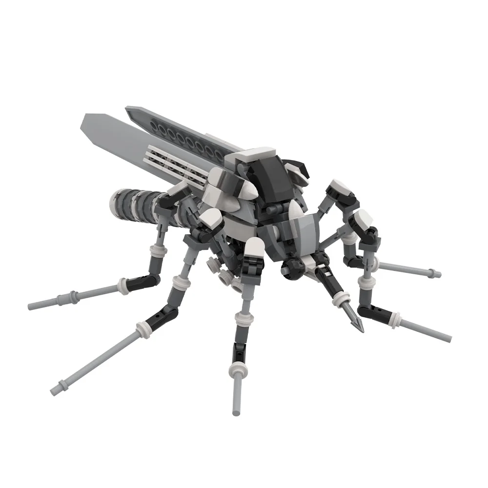 Moc mosquito série blocos de construção mecânico inseto centopéia mantis tijolo brinquedos para adultos presente para entusiastas de insetos