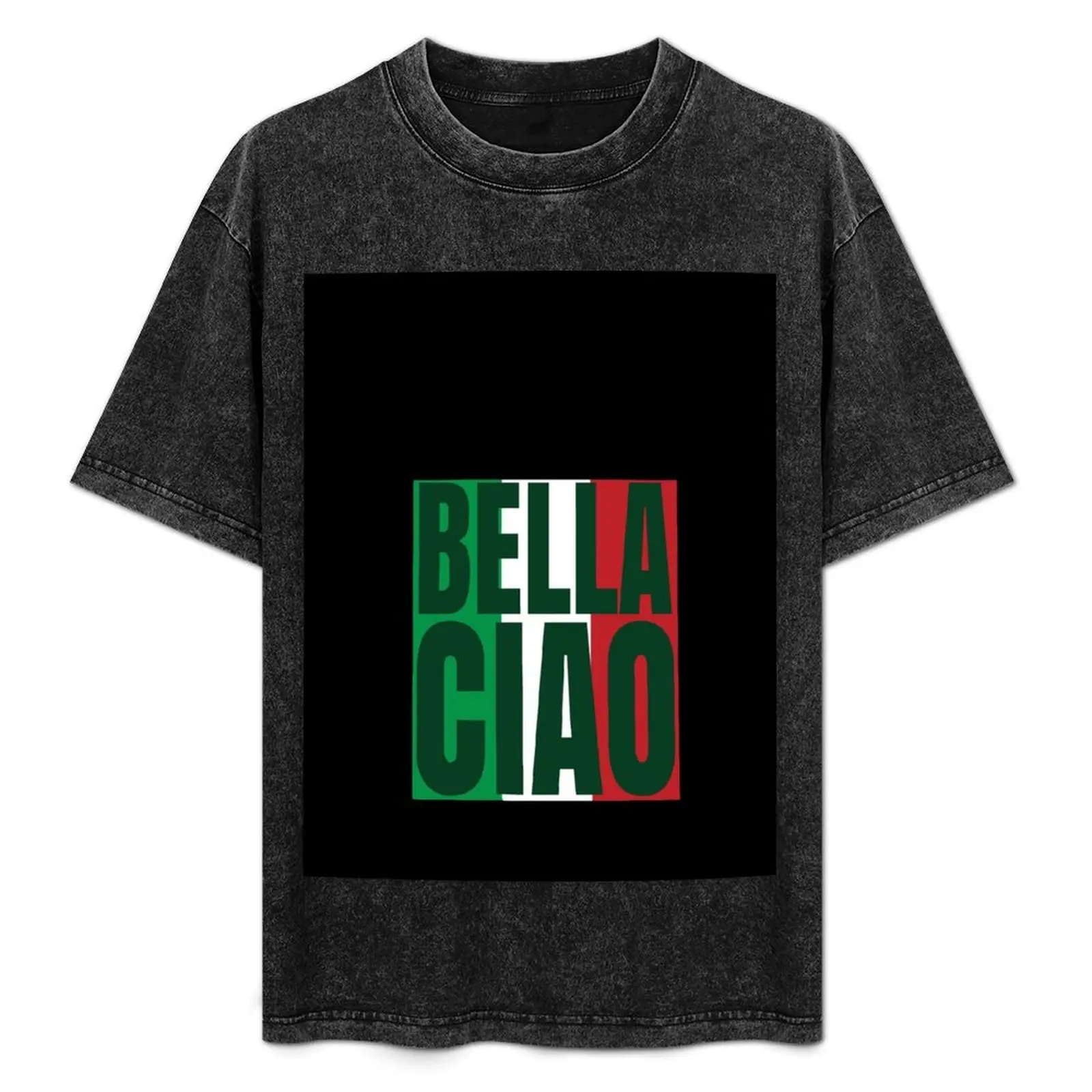 

Bella Ciao Italia Italian Flag Italy Gift Italian T-Shirt luxury t-shirt anime clothes Men's t shirts