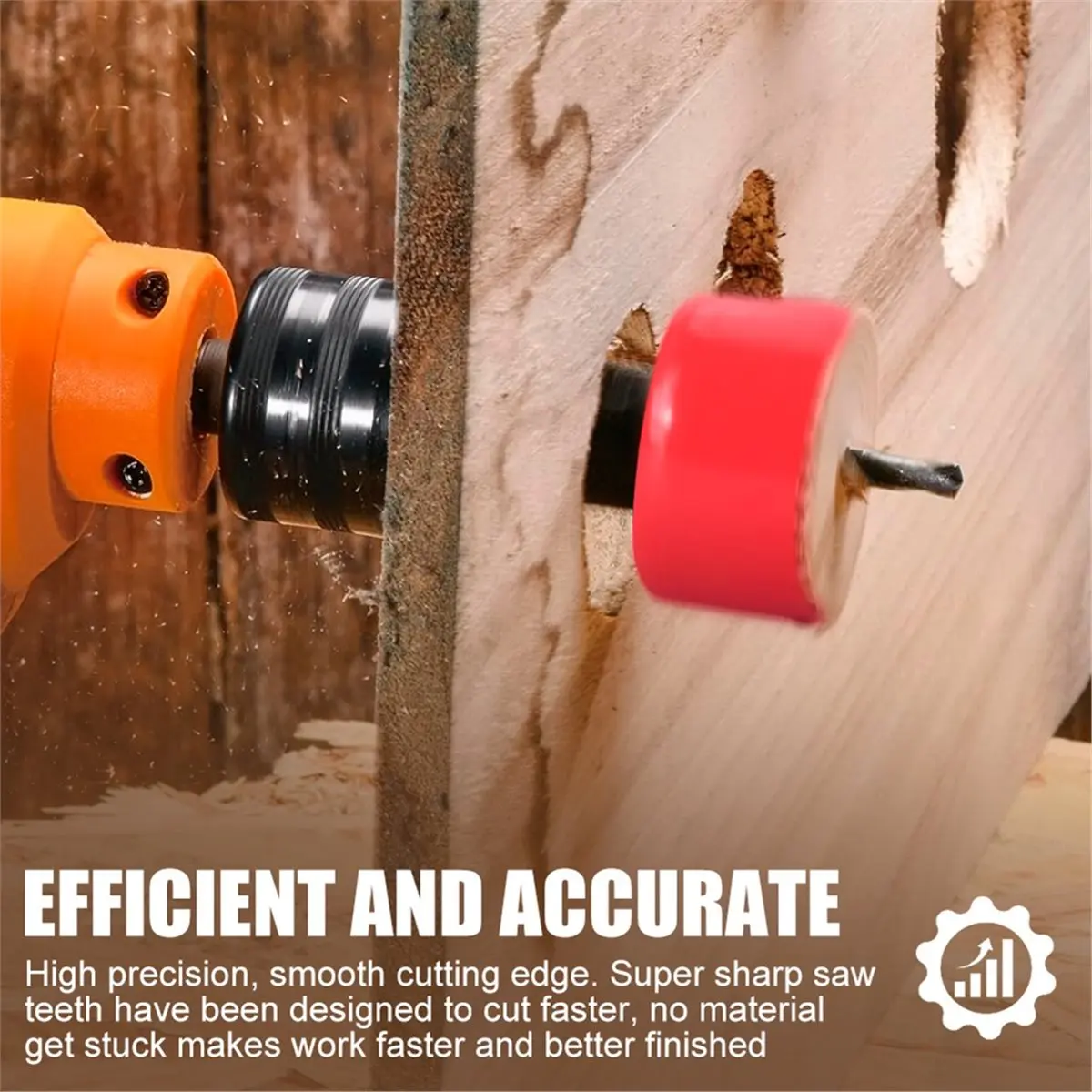 

Новый набор корончатых сверл 2026 года (19-127 мм) для дерева, ПВХ, пластика и металла - Корончатые сверла для деревообработки