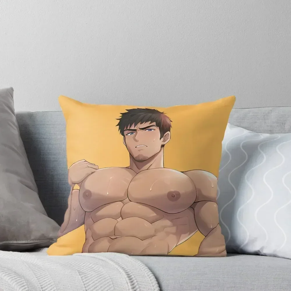 

Shirtless Anime Boy Throw Pillow Pillowcases Bed Cushions Decorative Cushions Cushion Cover For Sofa pillow pillowcase pillow