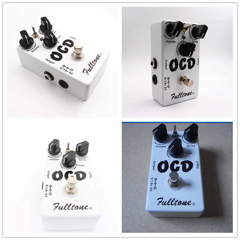 Fulltone OCD guitar pedal Overdrive Obsessive Compulsive Drive Pedal Great tone True Bypass for Electric Guitar Overdrive Pedal