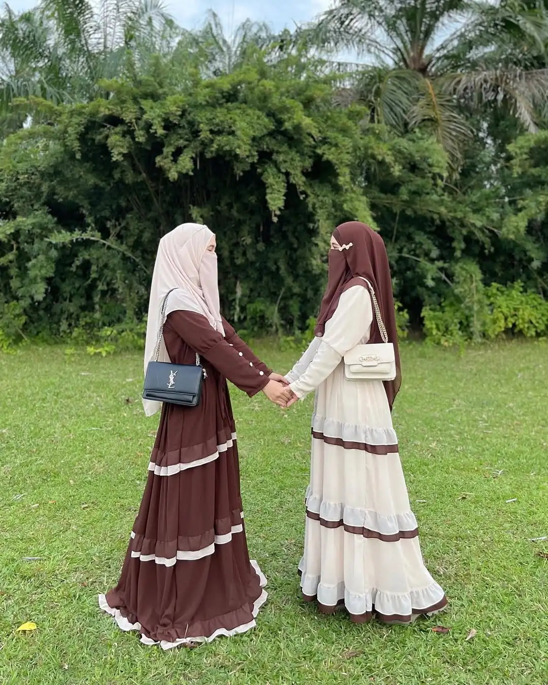 فستان عربي فضفاض أنيق وعصري بأكمام طويلة على طراز الشرق الأوسط #2