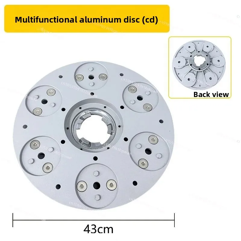 Multifunctional Aluminum Plate Stone Refurbishment Crystal Surface Brush Floor Washing  Accessories 18 Inch Bot Manipulation