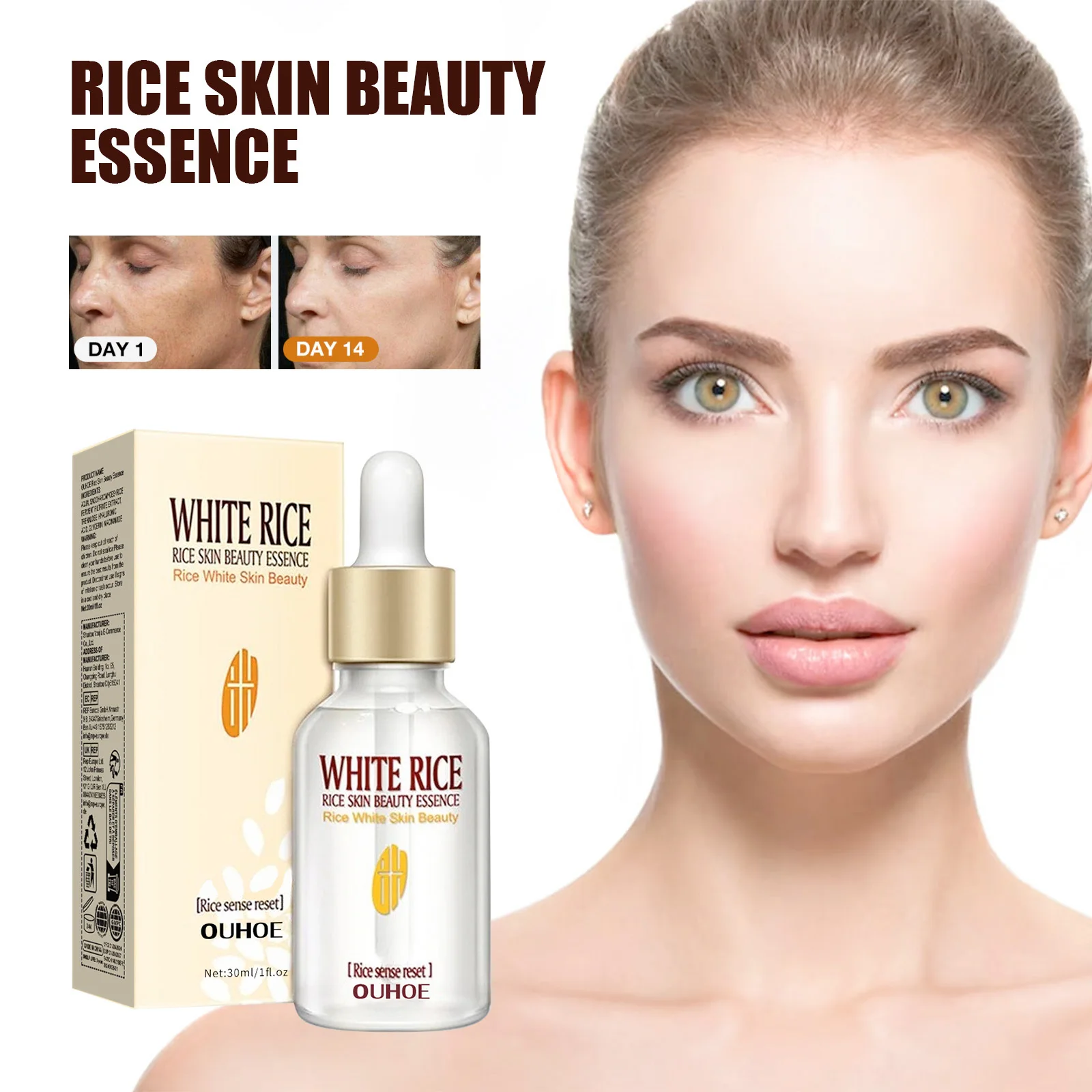 

Rice Ferment Filtrate Serum - Hydrating & Brightening Treatment, Improves Skin Texture & Elasticity