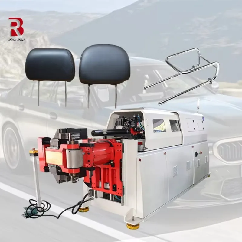 Automatic Loading CNC Left And Right Pipe And Tube Bending Machine For Automotive Head Restraint Headrest Stem
