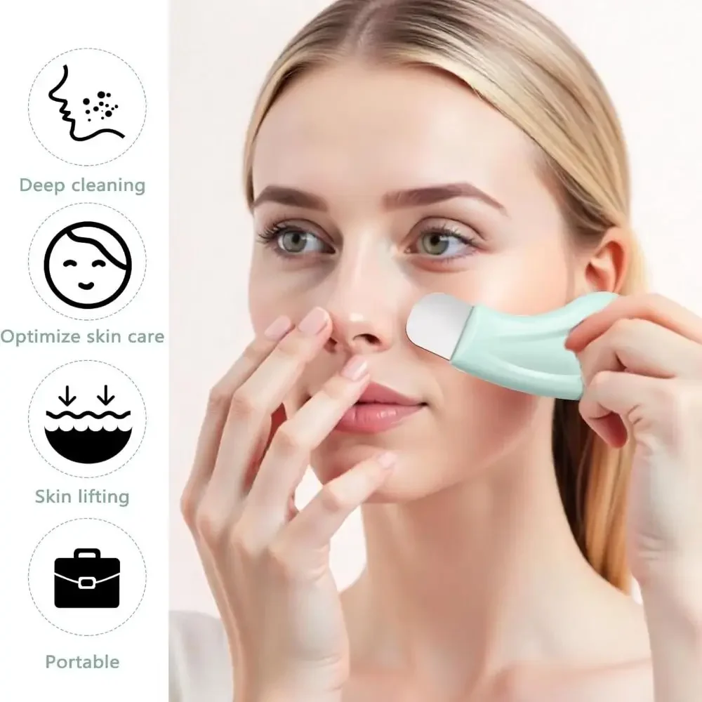 Outil d'élimination des points noirs du visage, nettoyage en profondeur du nez, élimine les points blancs et l'acné, outil de soins de beauté portatif