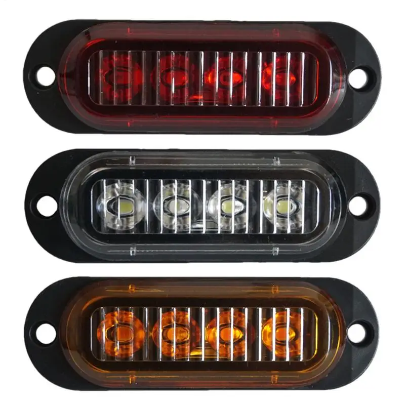 

12/24V Led Side Marker Lights for Truck Accessories Trailer Caravan Side Clearance Lamp Led Lorry Grille Light Camion