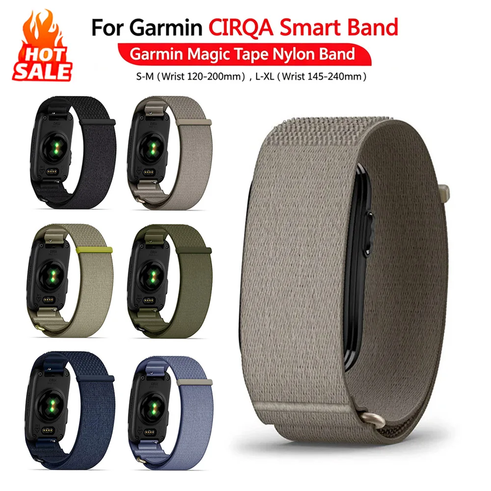 Nylon Bicep Arm Strap For Garmin CIRQA Smart Band Light Adjustable Breathable Sport Replacement Wristband For Garmin CIRQA Band