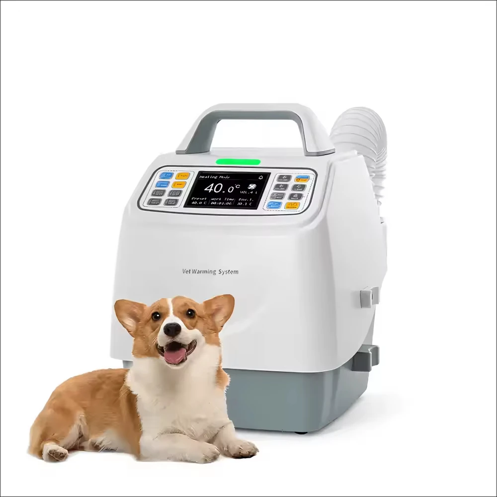 Versatile reusable veterinary heating system for dog post-operative care