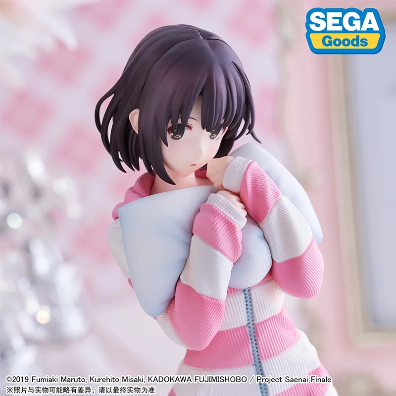 W magazynie oryginalna figurka Anime 22cm Saekano: jak wychować nudną dziewczynę Megumi Kato Model zabawki ozdoby prezenty