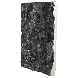 Terrarium Background Rock Decorative Aquarium Tank Crawl 45x30cm Fish Boards Reptile 3d Dark Grey Pu