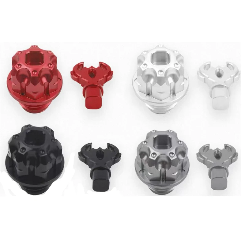 Moto Antifurto Tappo Olio Motore Spina di Copertura Per CFMOTO 675 675SR 675SR-R 450sr 450srs 675nk 450nk Astina di Livello Olio ﻿ ﻿