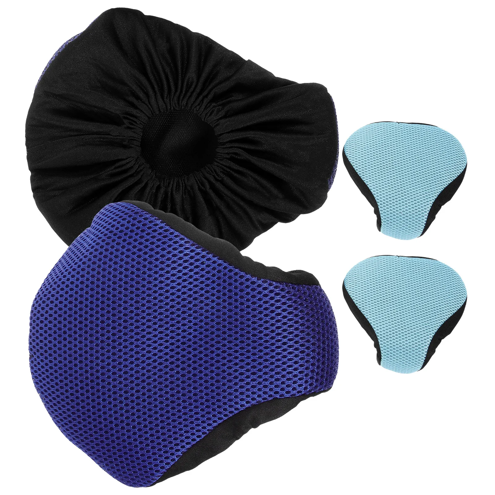 

4 Pcs Bike Seat for Kids Bicycle Cover Protector Cycling Cushion Cloth Padded Saddle