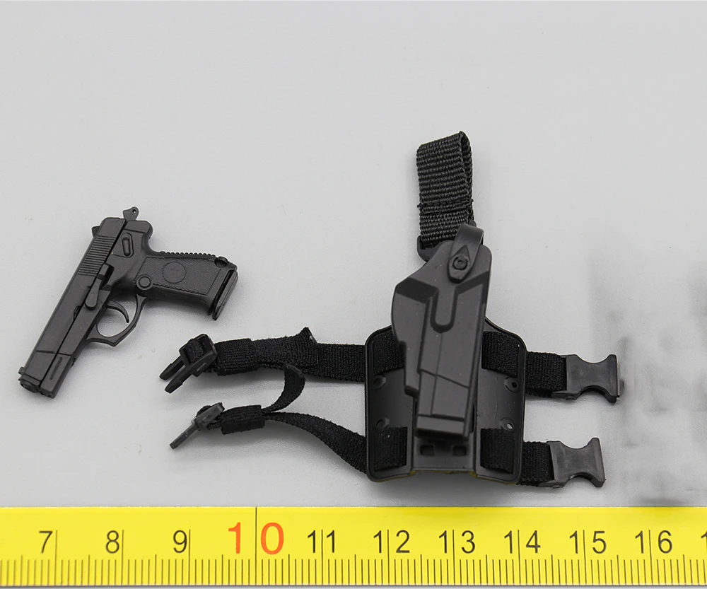 

Minitimes M027 Scale 1/6 The Marine Of Special Force Navy Army Military Black 92 Holster PVC Material For Scene Component