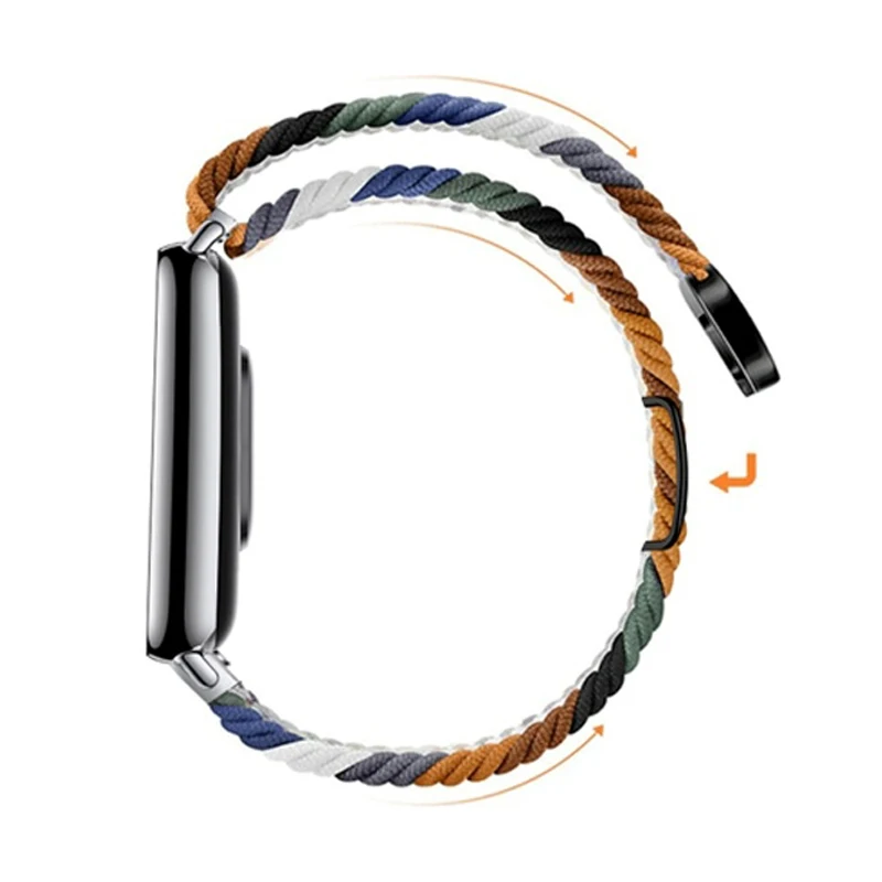 Magnetic Braided Nylon Loop Band for Xiaomi Redmi Watch 5 4 Strap Adjustable Sport Replacement Correa Bracelet Mi Band 9Pro 8Pro image 6