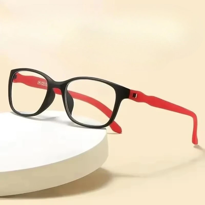 Retro Oval Anti Blue Light Glasses for Both Men and Women Ultra Light Anti Fatigue Middle-aged and Elderly Presbyopia Glasses