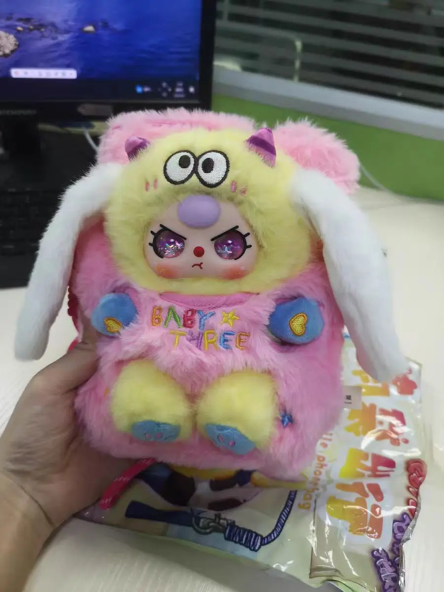 

2025 New Produt Baby Three V2 Mobile Phone Bag Blind Box Pendant Cute Doll Anime Figures Mystery Box Toy Surprise Girl Gift