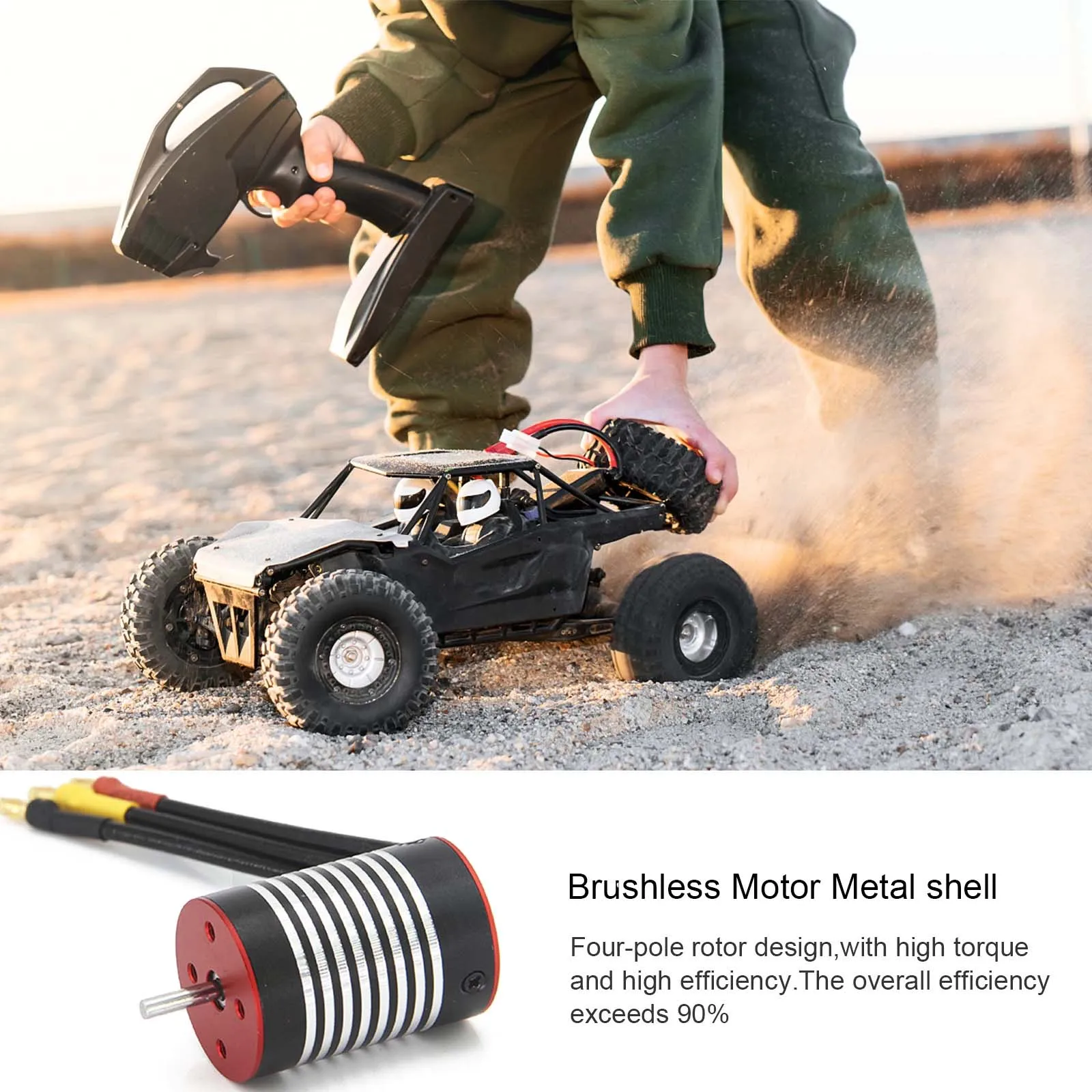 NEEBRC Brushless Waterproof Motor 2838 2847 2435 2430 for 1/12 1/14 RC Racing Car Crawler Boat Truck Wltoys144001 Traxxas Parts - Image 4