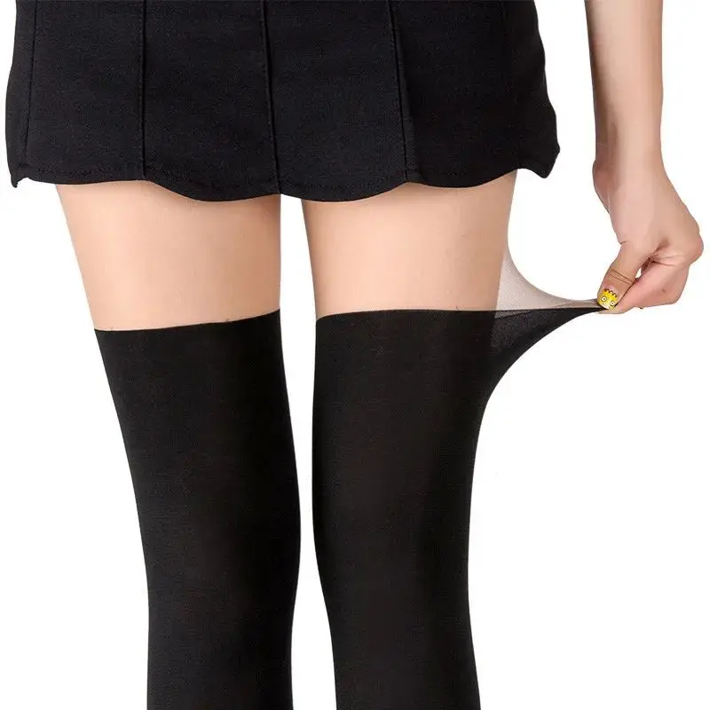 

New Val Mo Susp Tights Women Fake Thigh High Open Autumn 2023 Ladies Bot Pants Other Material 00%