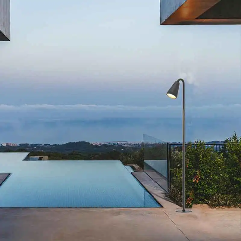 Outdoor Waterproof Lawn Simplified Modern Reed Lamp Courtyard Landscape Lawn Connected To Electric Plug In Lamp