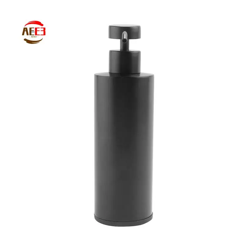 

AEE3-дозатор для мыла для рук-дозатор из нержавеющей стали, диспенсеры для лосьона на столешнице для ванны, черная бутылка для мыла из матового металла для мытья жидкости