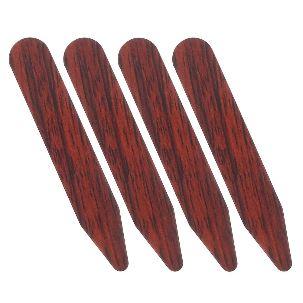 

Wooden Collar Stays For Men Women Dress Shirts Shirt Collar Support Insert Stiffener Tabs Formal Wear Accessory