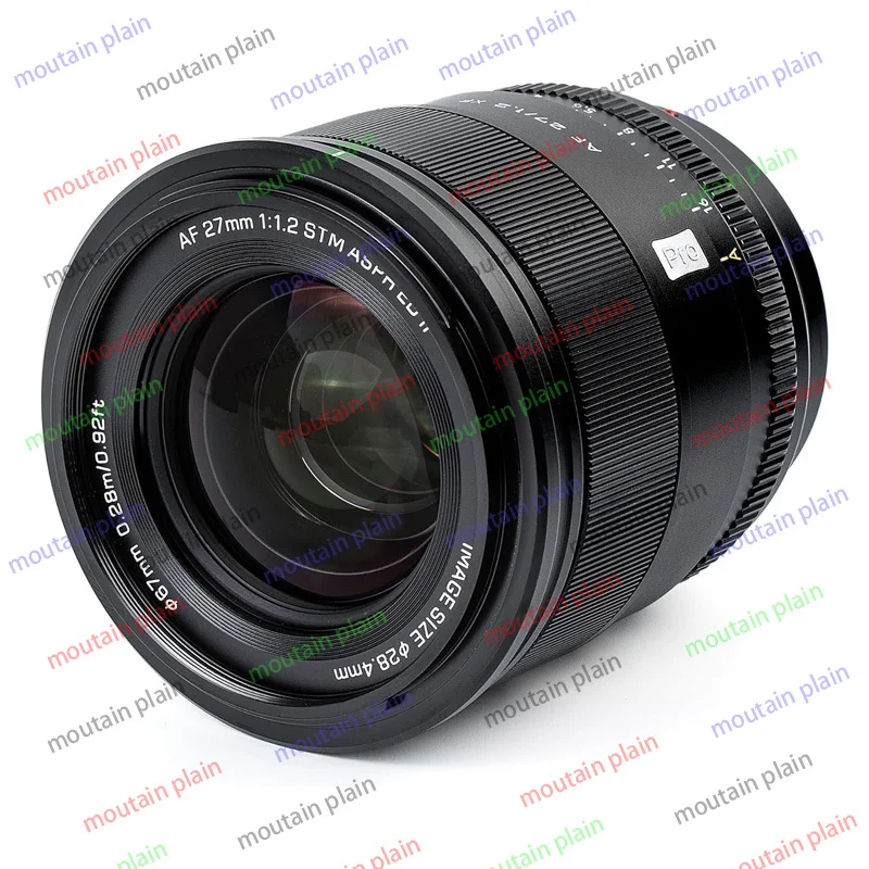 For Fujifilm X-mount Cameras AF 27mm F1.2 Pro XF New Vision F1.2 Ultra Large Aperture APS-C Auto Focus AF Prime Lens