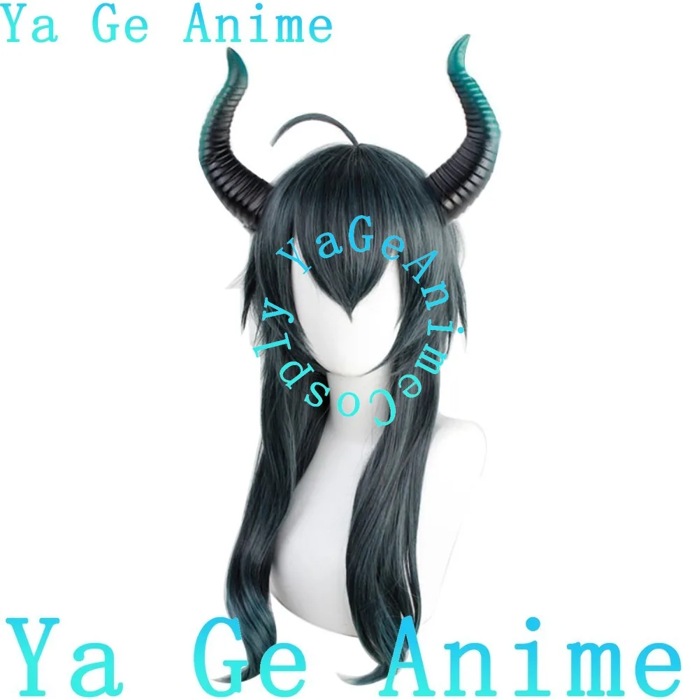 Wig Cosplay Twisted Wonderland Malleus Draconia Dorm Leader Permainan Anime Pesta Karnaval Halloween Rambut Sintetis Tahan Panas