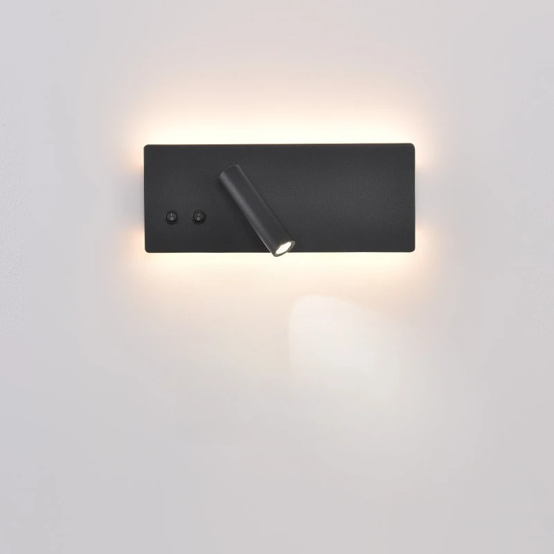 led読書用ウォールランプ、モダンでシンプルかつクリエイティブなusbホーム照明器具、寝室のベッドサイド、リビングルーム用