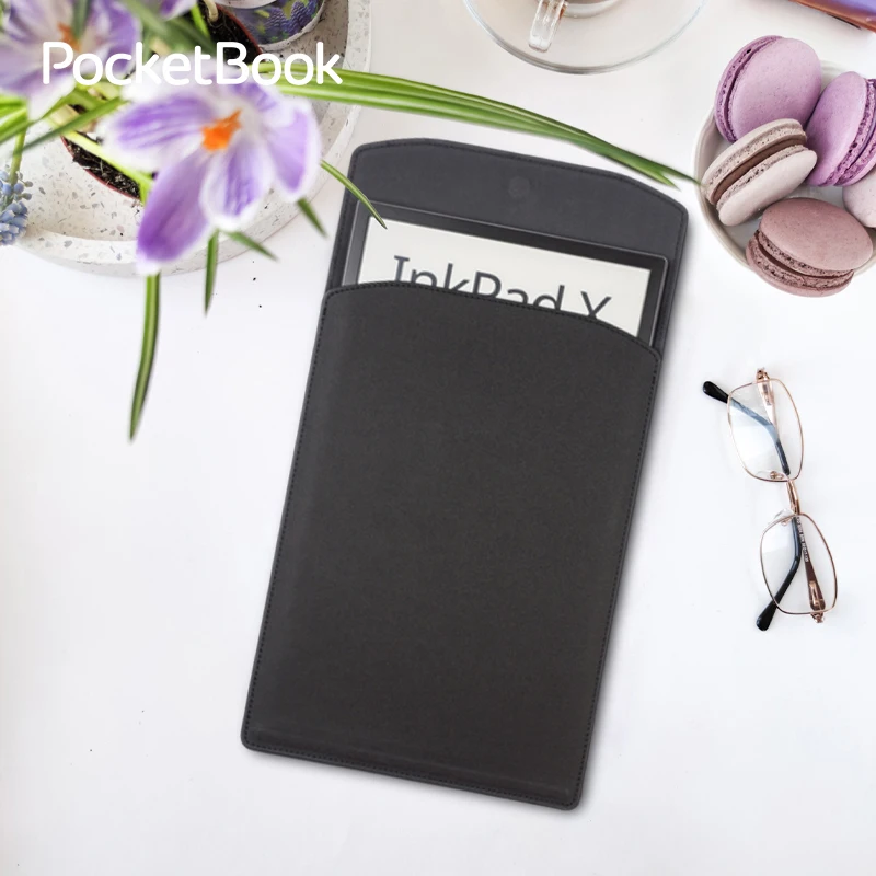 Pocketbook Envelope 10.3" For Ebook Inkpad X Black Microfiber PU Shockproof Sleep Anti-dust Protective Cover Accessories