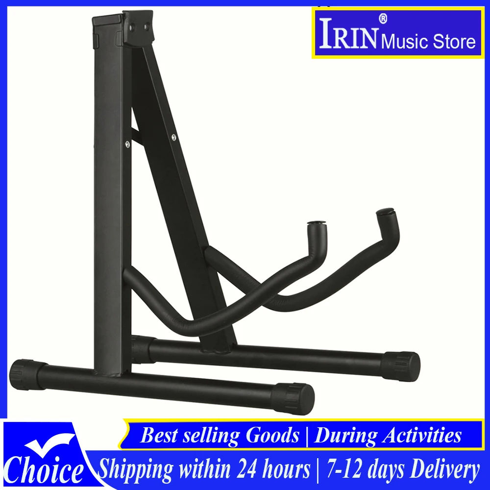 

IRIN Guitar Stand Folding Lightweight Foldable Tripod Stringed Instrument Rack Musical Holder Universal Guitar Accessories