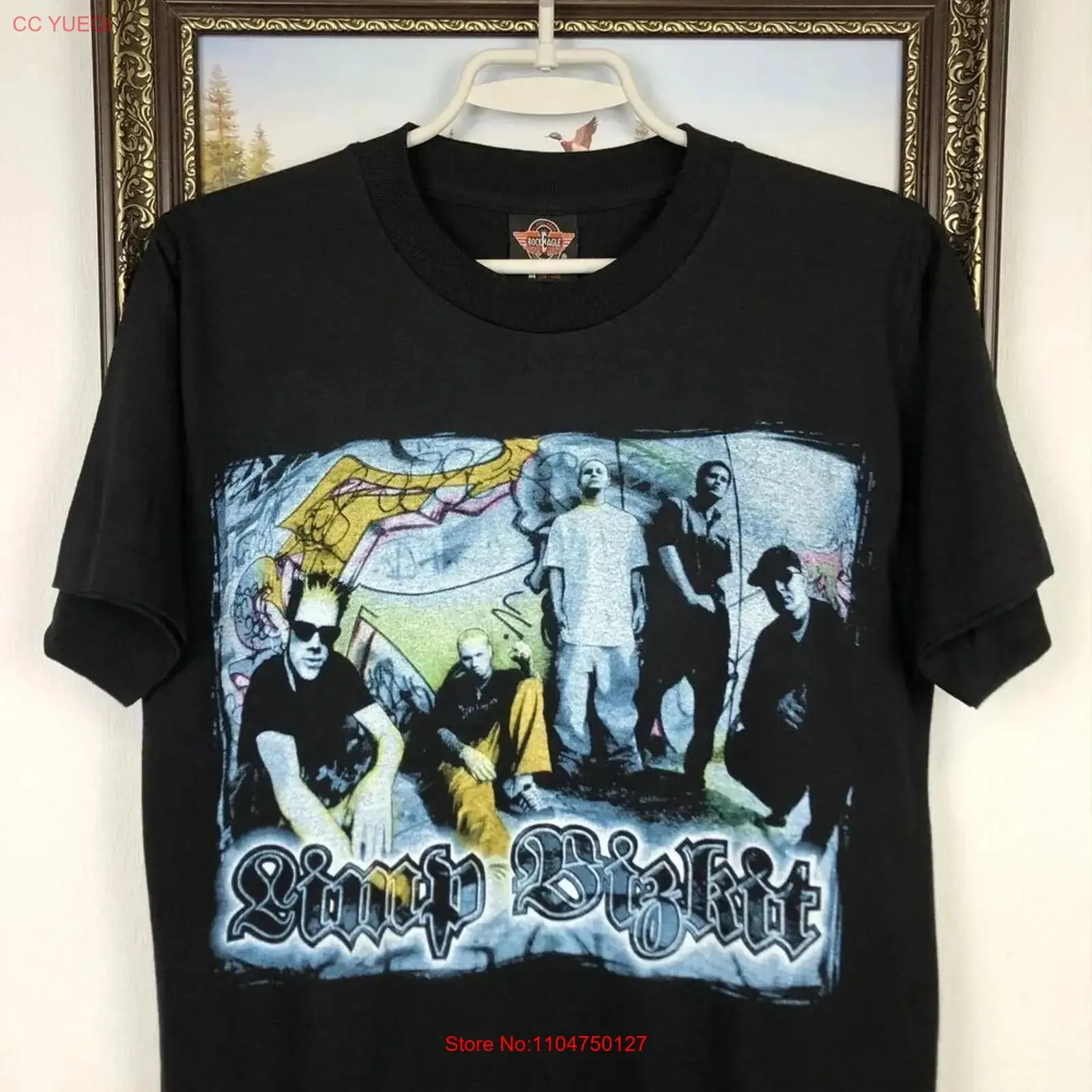 Limp Bizkit Band T-Shirt Schwarz S 5XL Vintage Washed Stylisch Weich Leicht Dehnbar Lässig Bequem Unisex Designer-Kleidung