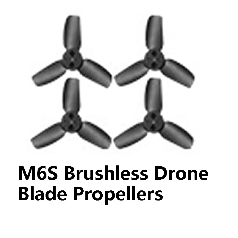 M6S Brushless Motor Foldable RC Quadcopter New M6S Drone Original Maple Leaf Wing Fan Propeller Blade Props 4/12/24/40PCS
