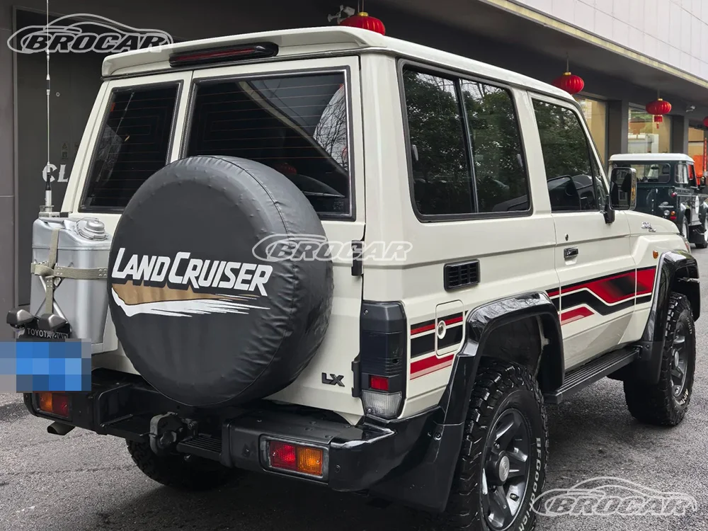 Para 2008-2024 Toyota Landcruiser FJ70 LC71 LC76 GEN 3 plástico ABS de alta calidad negro brillante alerón superior maletero alerón